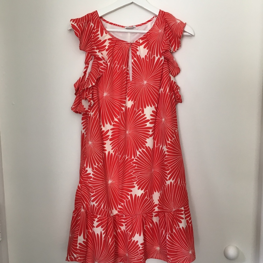J. Crew Flutter Sleeve Dress